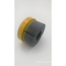 Hefei wholesale abrasive grinding disc polishing wheel nylon brush bristle with Hahl and Dupont filament OD100mm